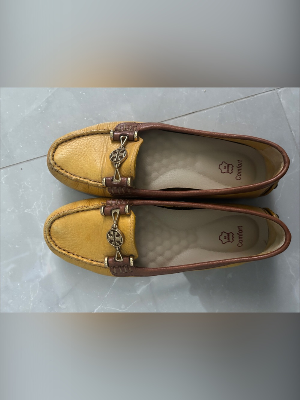 Tory Burch Leather Loafers with NEW insoles!